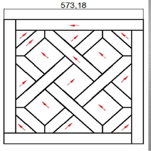 ДУБ ИНЖЕНЕРНЫЙ №3-50 МОДУЛЬНЫЙ ПАРКЕТ LAB ARTE